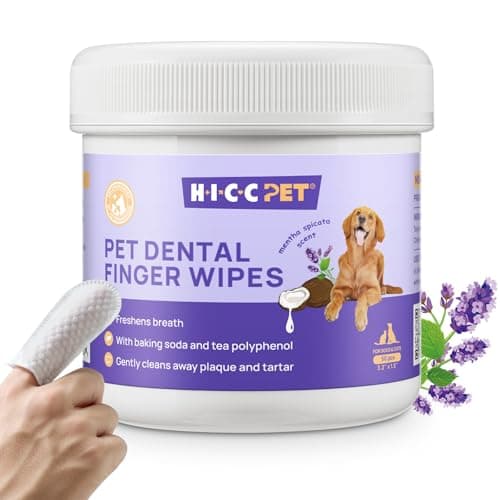 Pet Dental Care Wipes- Tartar & Plaque Removal, 50 Counts